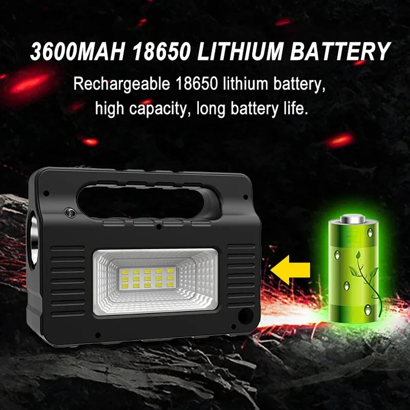 Portable Power Station Solar Lighting System with 3 Bulb 6W Solar Panel Mobile Power Supply Emergency Outdoor Power Bank Camping