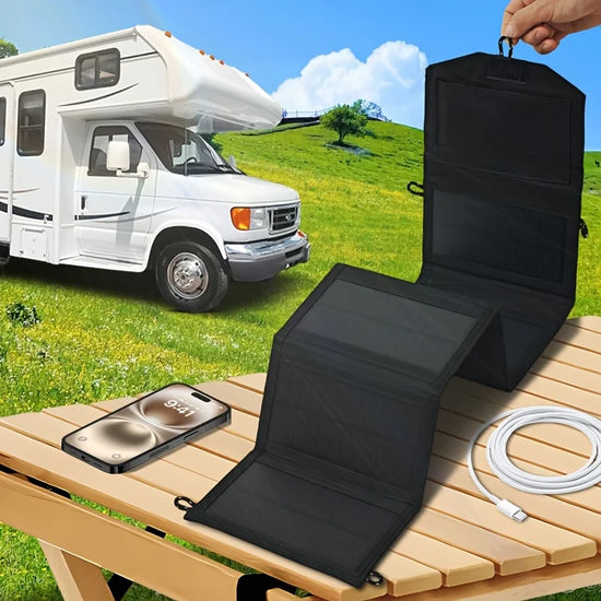 800W solar panel outdoor foldable hanging portable camping storage kit is perfect for RV travel, picnics, and outdoor adventures