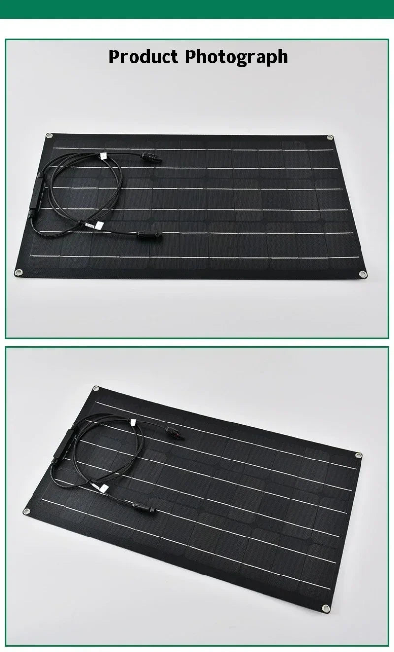 Expandable Solar Panel System High-Efficiency 18V/36V Solar Panel Kit – 500W to 2000W for Camping, Household & Off-Grid Living
