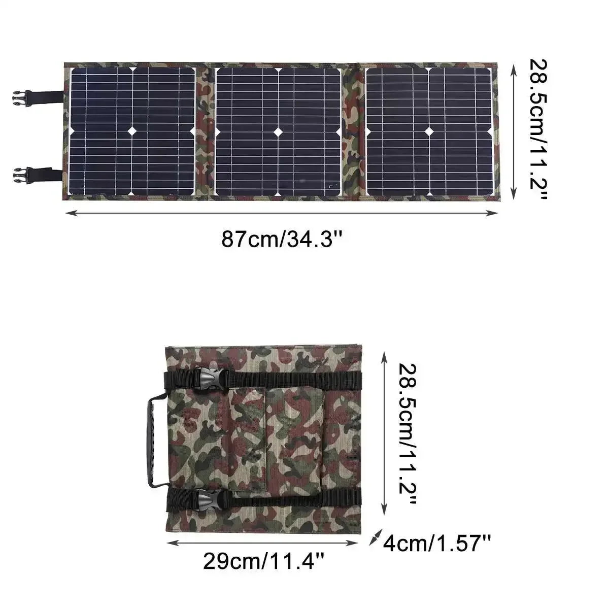 100-800W Heavy-Duty Foldable Solar Panel Kit w/MPPT Controller - Portable Power Station for RV Camping Boat Off-Grid