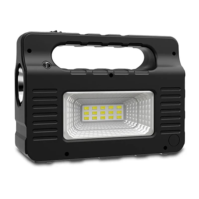 Portable Power Station Solar Lighting System with 3 Bulb 6W Solar Panel Outdoor Camping Power Bank Emergency Mobile Power Supply
