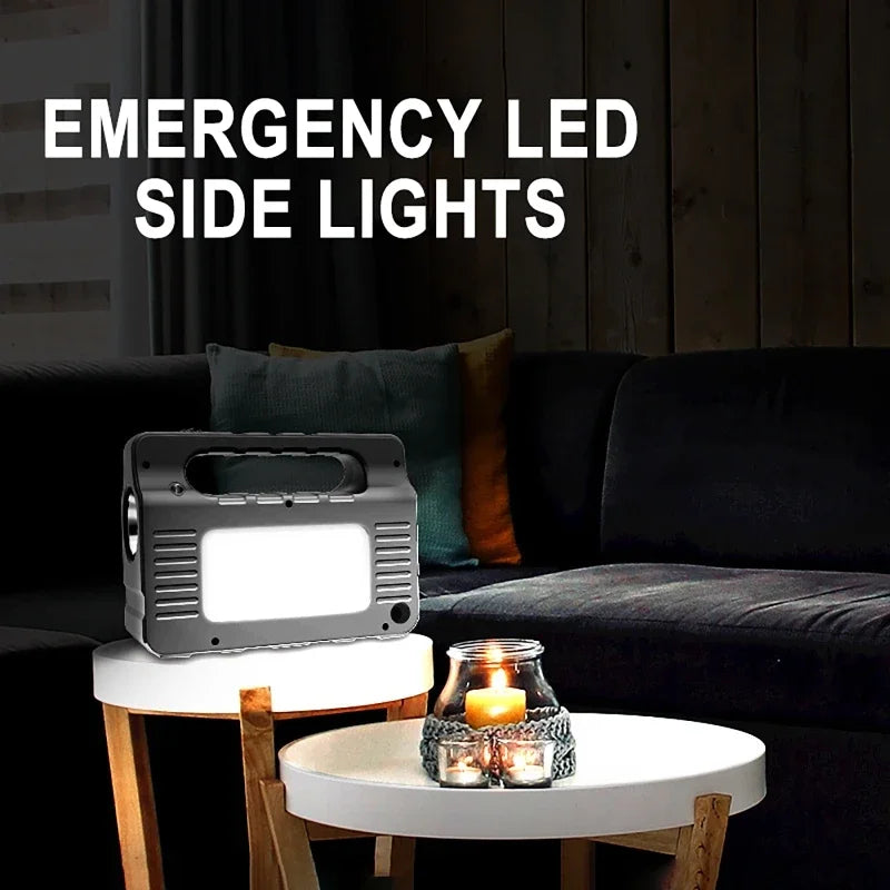 Portable Power Station Solar Lighting System with 3 Bulb 6W Solar Panel Mobile Power Supply Emergency Outdoor Power Bank Camping