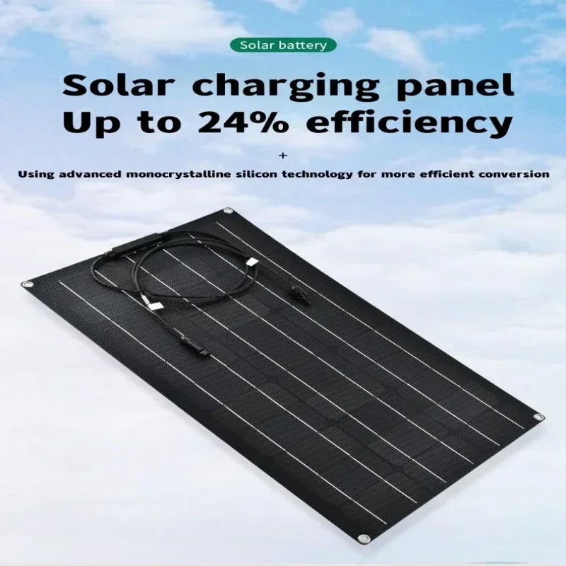 Expandable Solar Panel System High-Efficiency 18V/36V Solar Panel Kit – 500W to 2000W for Camping, Household & Off-Grid Living