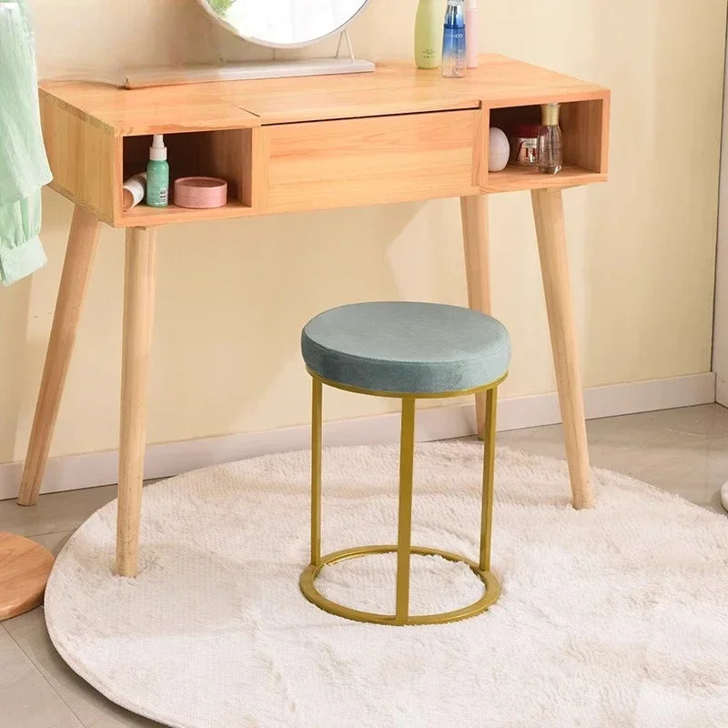 Design Household Vanity Stools Luxury Living Room Bedroom Comfortable Dressing Small Modern Muebles De Sala Balcony Furniture