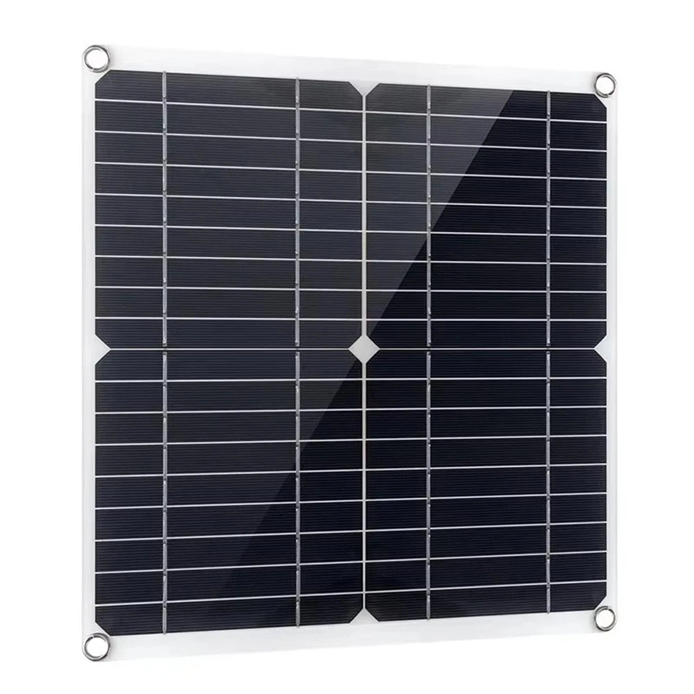 12V Solar Panel Kit for Camping Caravan RV Off-grid Power Generation,Portable Solar Charger for Outdoor Adventure and Emergency