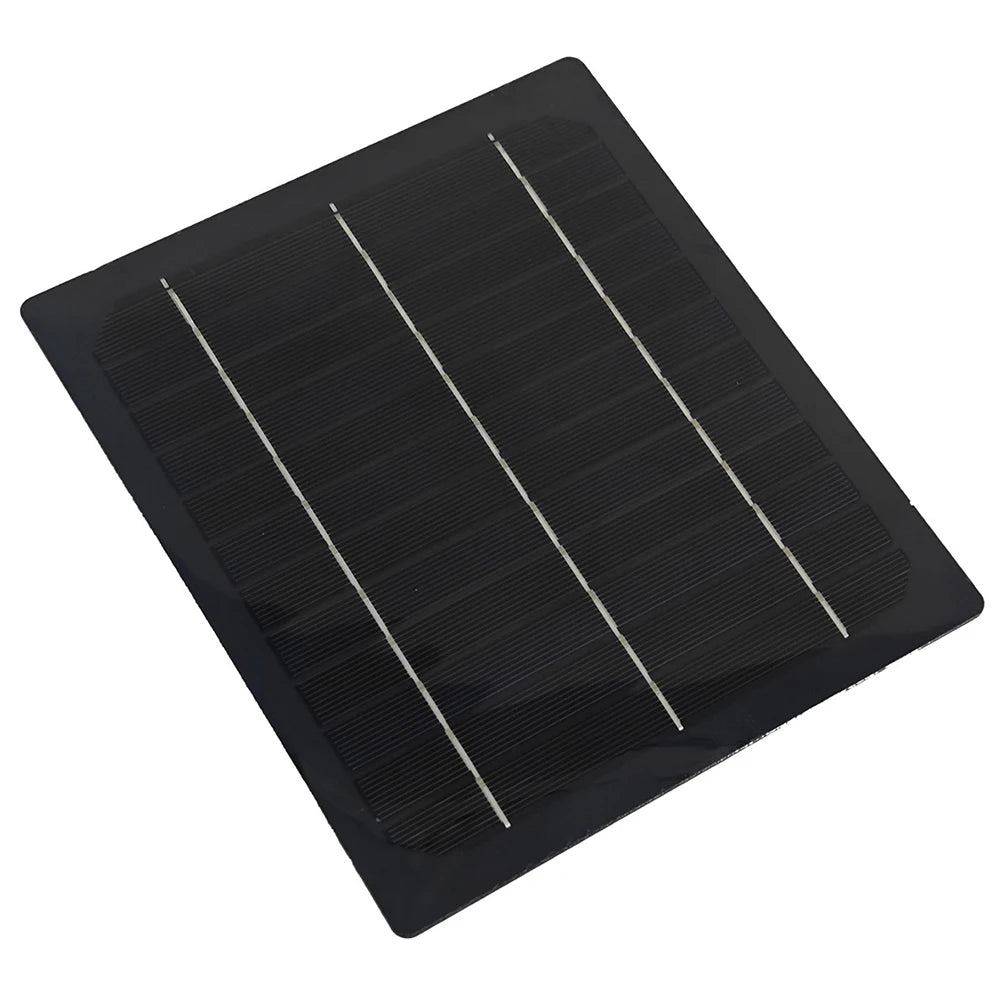 Solar Panel Fan Solar Powered Camping Fan with USB Outdoor Fan Solar Charger Desk Fan for Outdoor Camping Hiking Fishing Travel