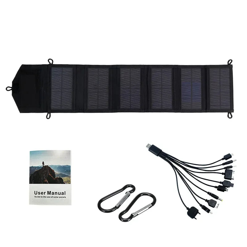 800W Portable Solar Panel Kit Foldable, Lightweight High-Efficiency Solar Charger for RV, Camping, Off-Grid, Emergencies