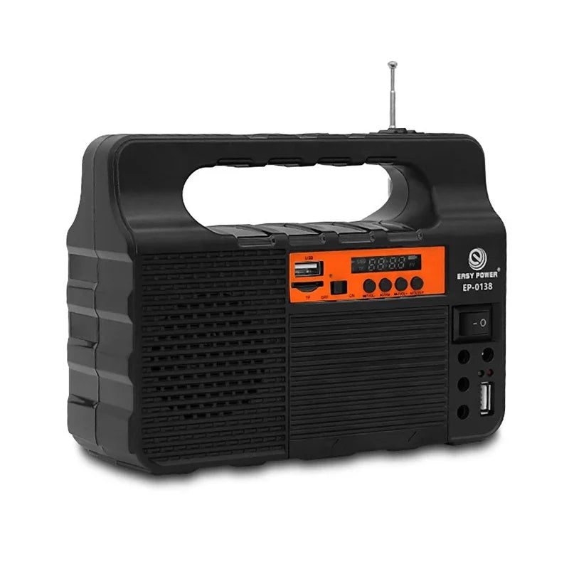 Portable Power Station Solar Lighting System with 3 Bulb 6W Solar Panel Mobile Power Supply Emergency Outdoor Power Bank Camping