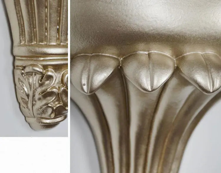 European Style Home Wall Hanging Decoration Shelf Creative Background Storage Rack Flower Figurines Display Stand Crafts