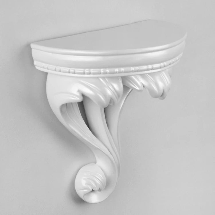 European Style Home Wall Hanging Decoration Shelf Creative Background Storage Rack Flower Figurines Display Stand Crafts