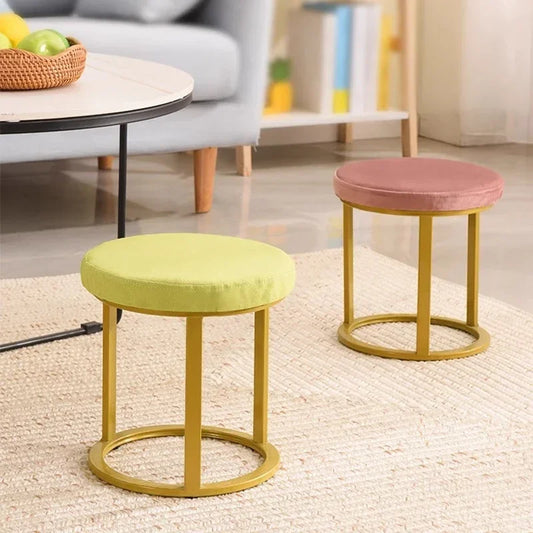 Design Household Vanity Stools Luxury Living Room Bedroom Comfortable Dressing Small Modern Muebles De Sala Balcony Furniture