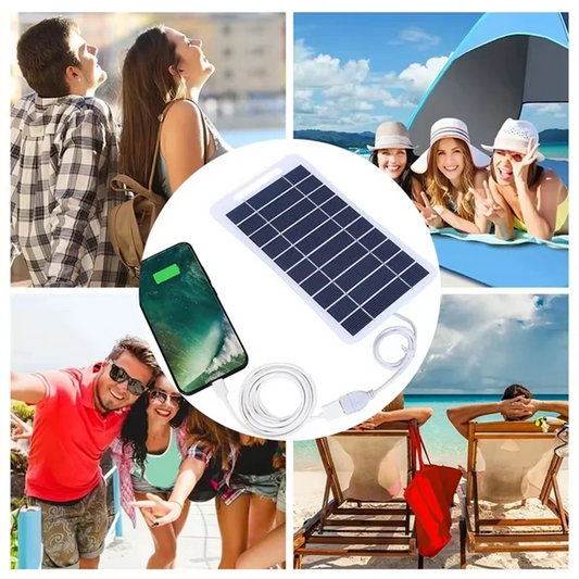 KYCOR-Camping Hiking Solar Panel 5V 2W Type-C Charge Portable Flexible Kit Lightweight Mini System For Phones Power Package
