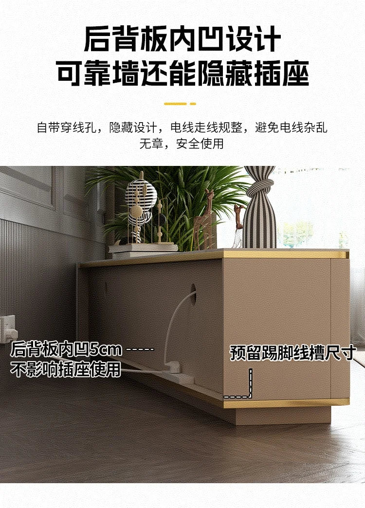 Nordic Minimalism Tv Consoles Cabinet Personality Simple Unique Taste Tv Stands Boho Style Fernsehschrank Living Room Furniture